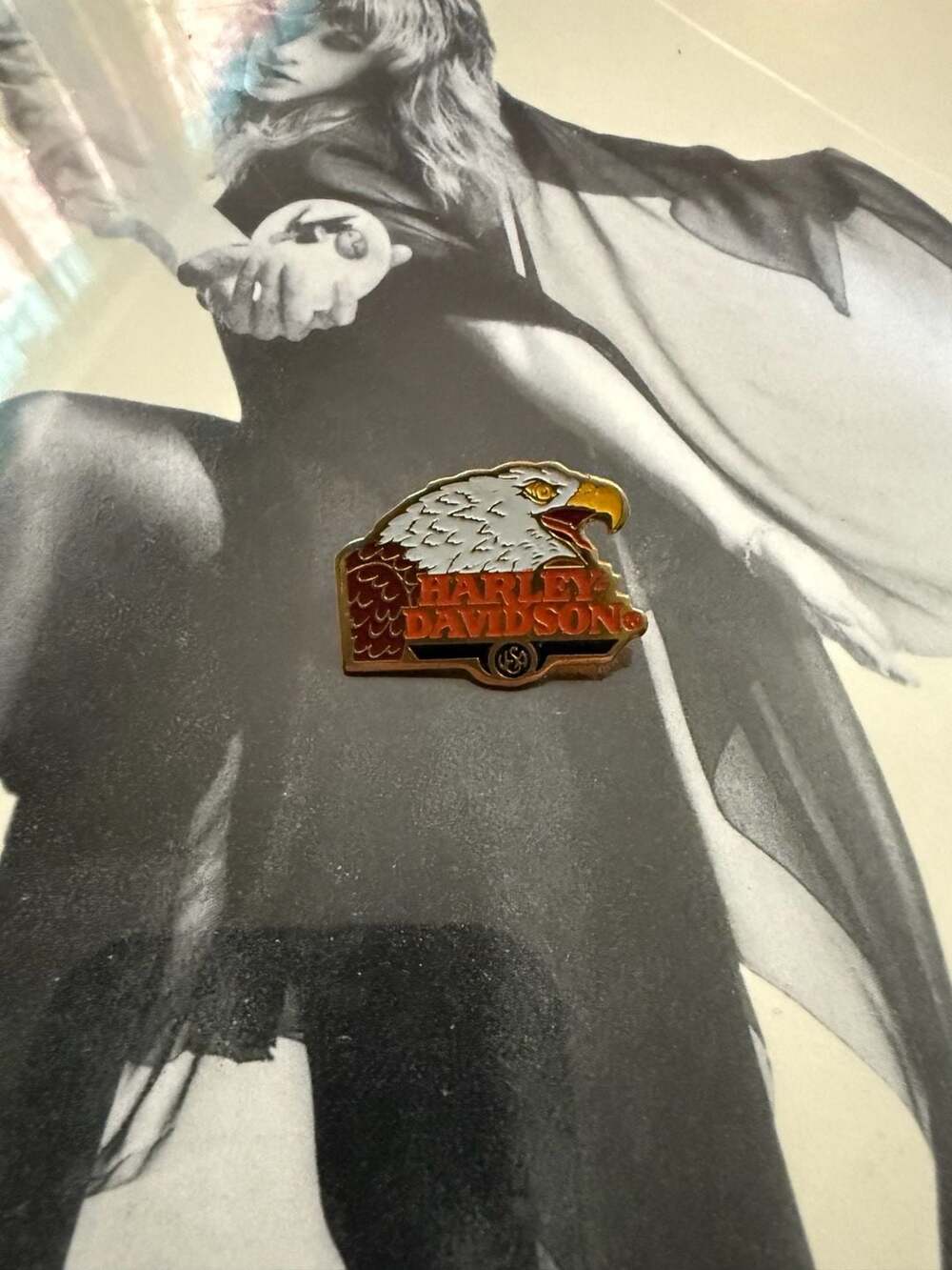 Vintage 1991 Harley-Davidson Eagle Solid Brass Lapel Pin